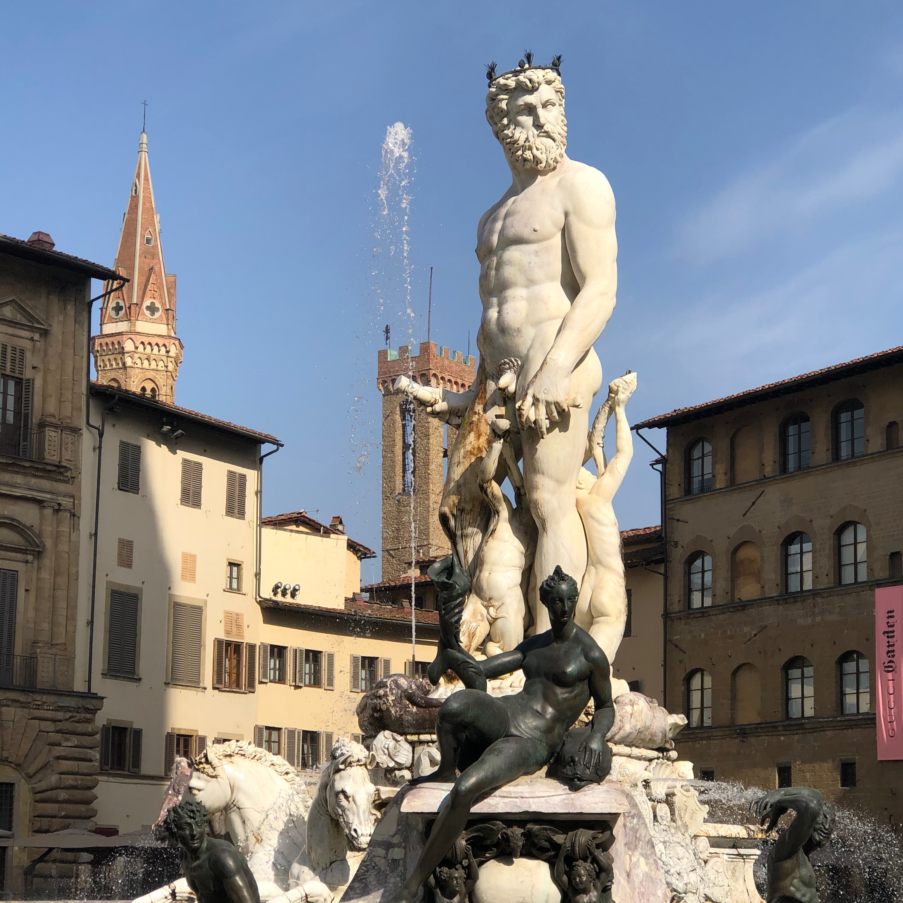 Fuente de Neptuno en Piazza della Signoria, Florencia