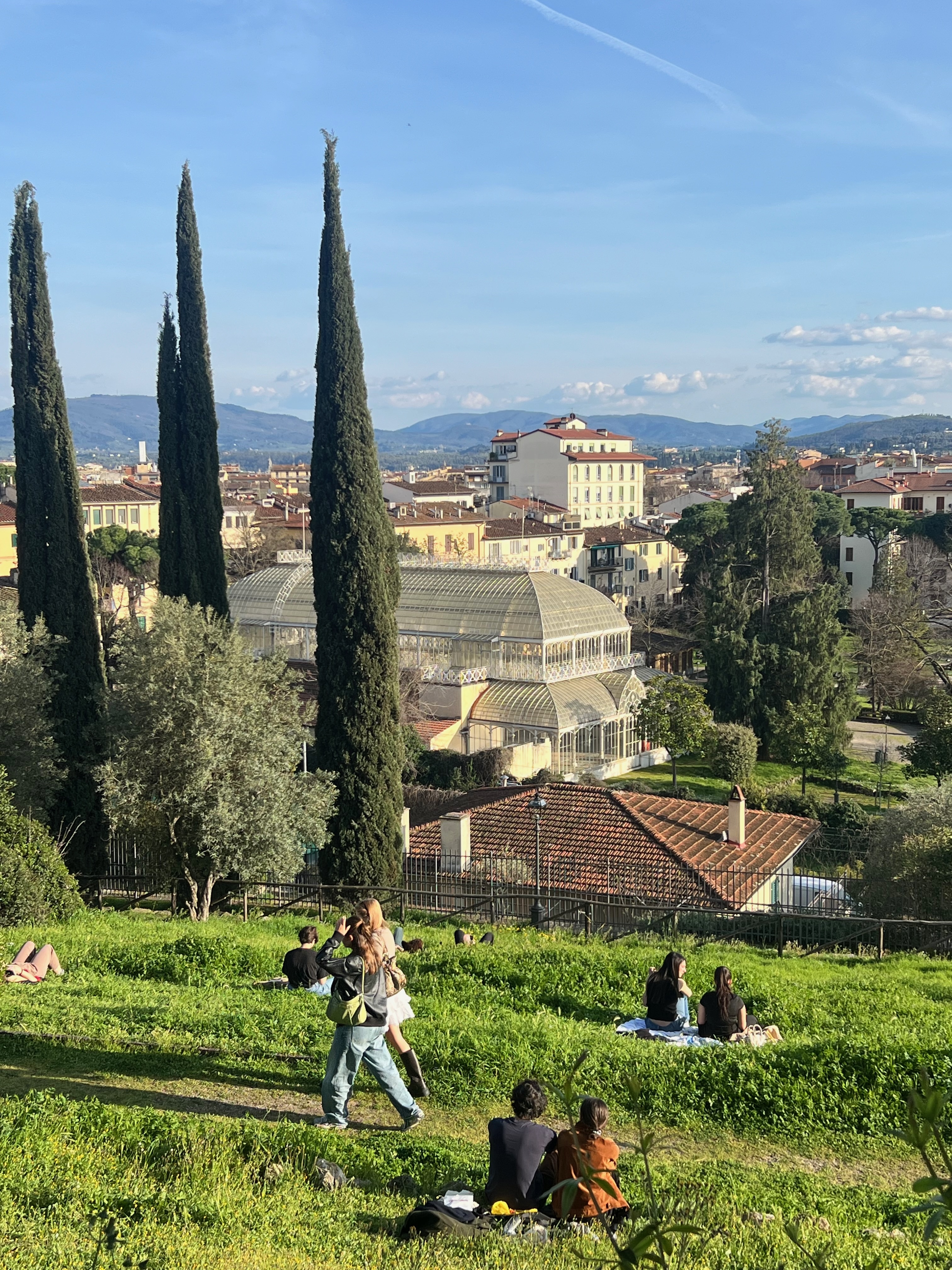 Jardín con vistas a Florencia